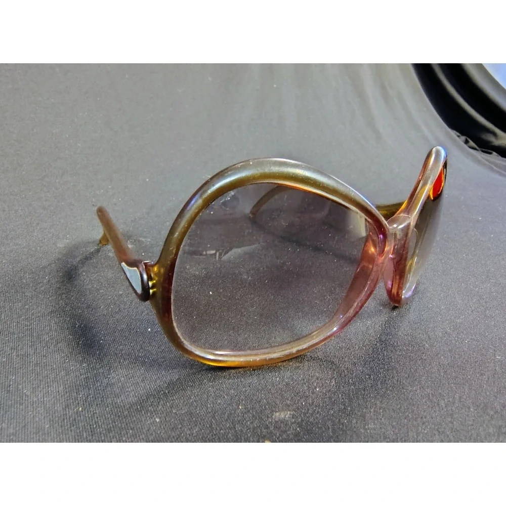Vintage French Sunglasses 1960s 1970s Tortoise‎ Shell Made In France With Case